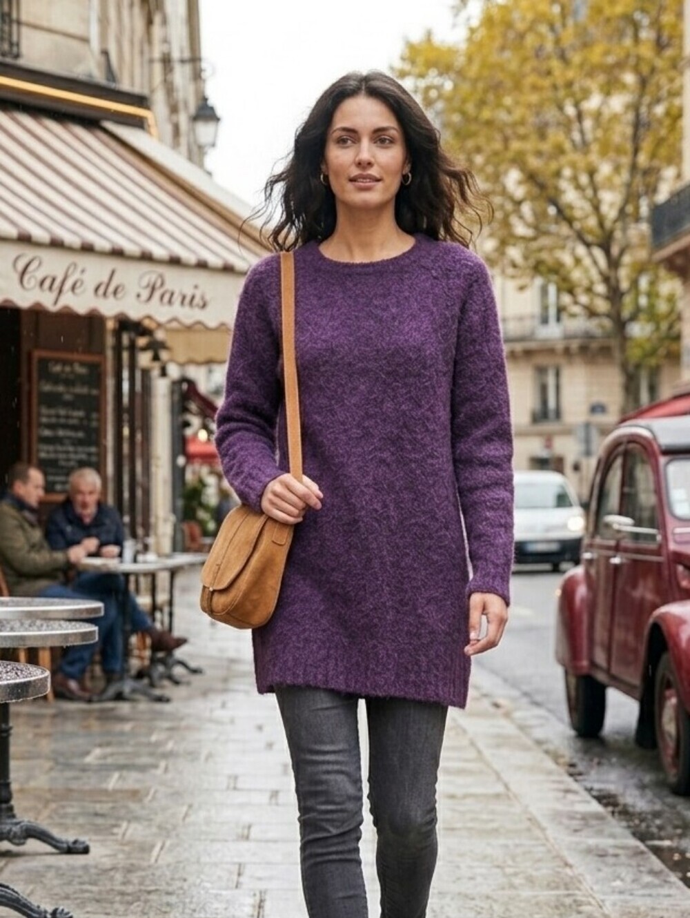 Toad & Co Women's Ethical Purple Wool Alpaca Blend Sweater Size Medium